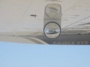Our plane's reflection