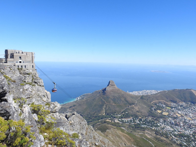 another pic of cable car up Table Mtn