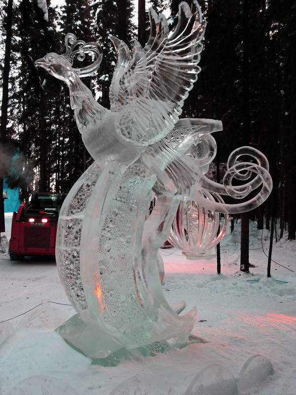 Gorgeous ice sculptures