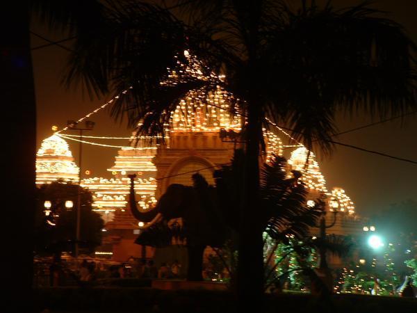 Hindu Temple Celebration in Delhi