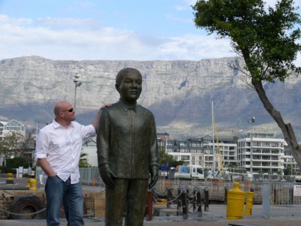 Gary and Nelson Mandela