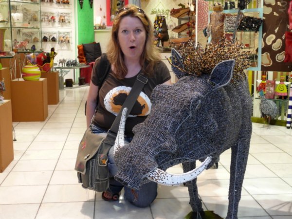 Jill and a Warthog