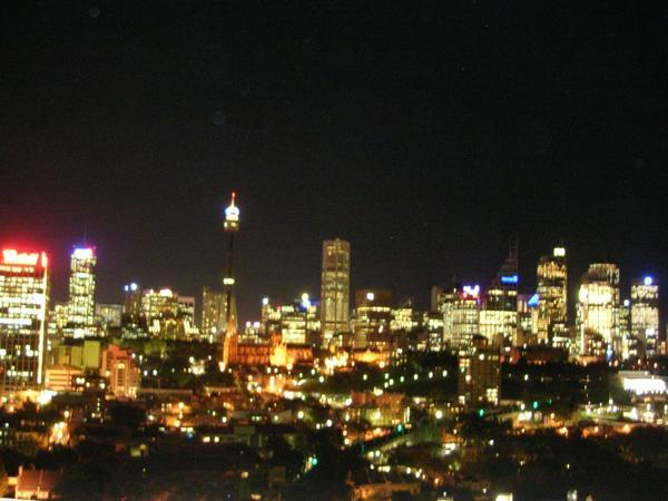 Downtown Sydney @ night