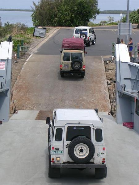 Backing onto the Ferry