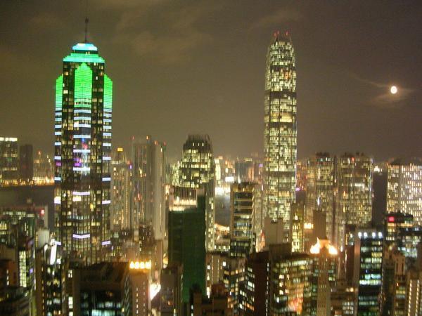 Hong Kong skyline from Nate's apt.