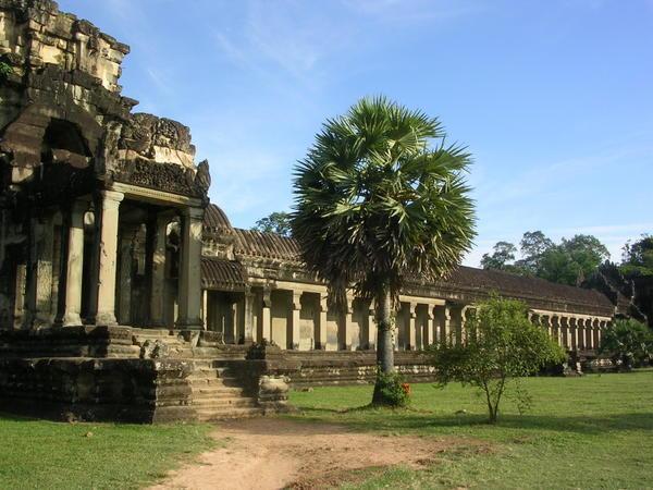 Angkor Wat's exterior wall