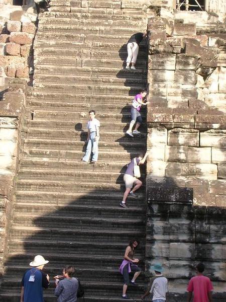 Very steep steps - Beware!