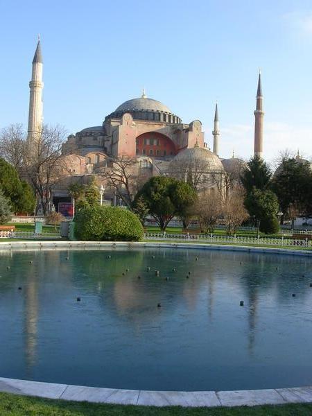 Hagia Sophia and reflection
