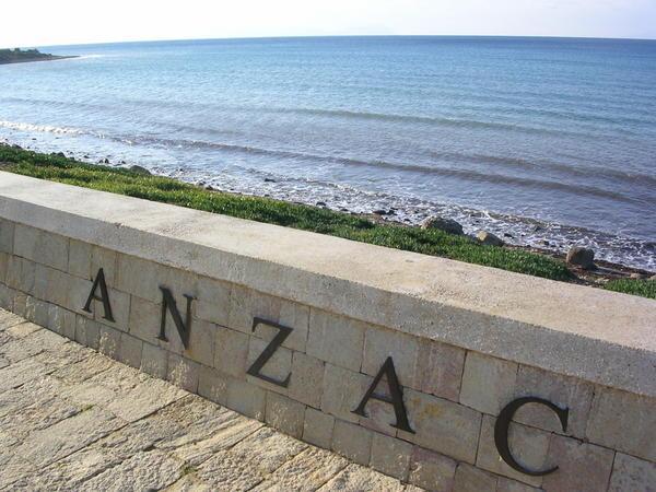 Anzac memorial at landing site