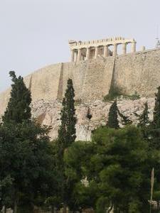 Parthenon from below
