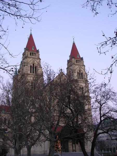 Mexicoplatz Cathedral - outside C & K's apt.