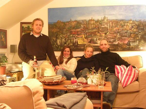 The four of us, w/ Kiev in the background