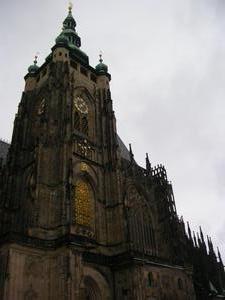 Outside of St. Vitus's Cathedral