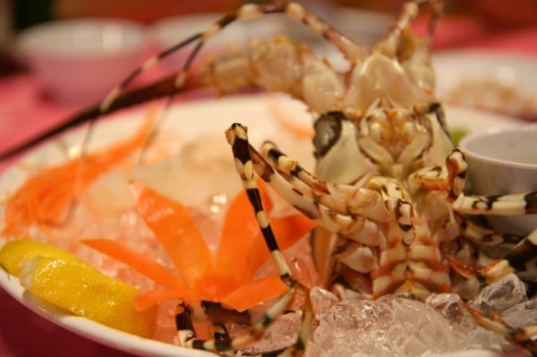 Lobster sashimi