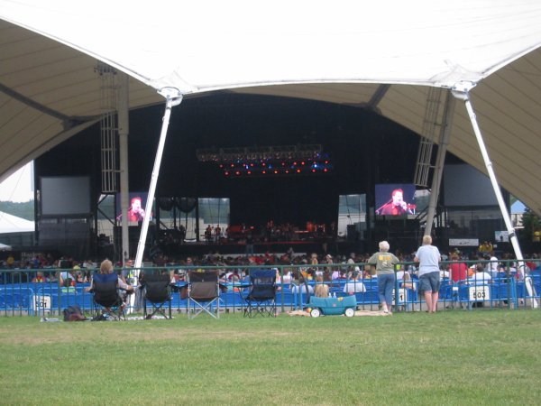 Main tent and stage