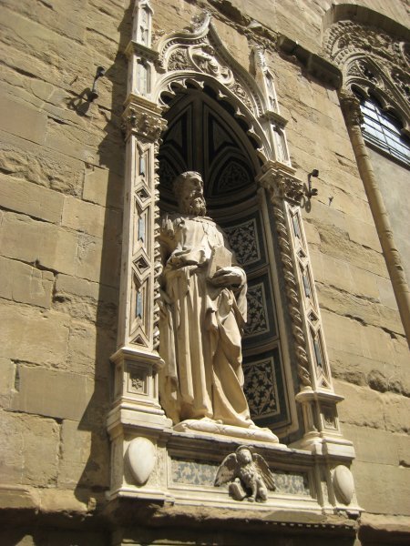 Statue outside of church