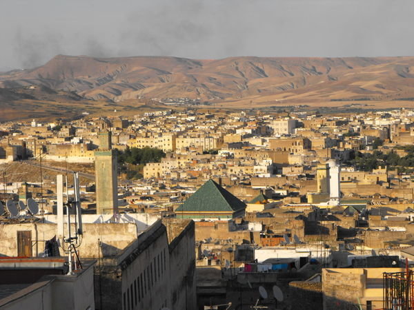 Aerial view of Fez