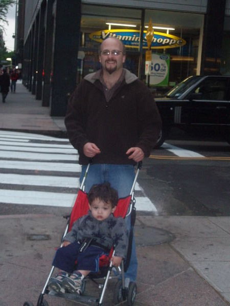 Dad and me in big apple