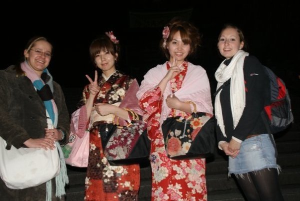 chrissy with japenese ladys