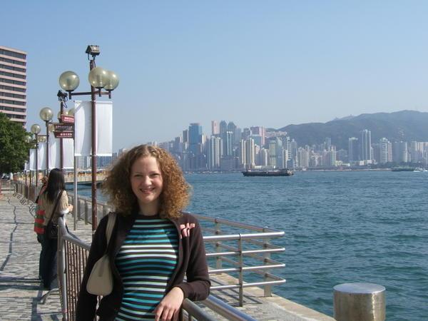 Kate overlooking Causeway Bay
