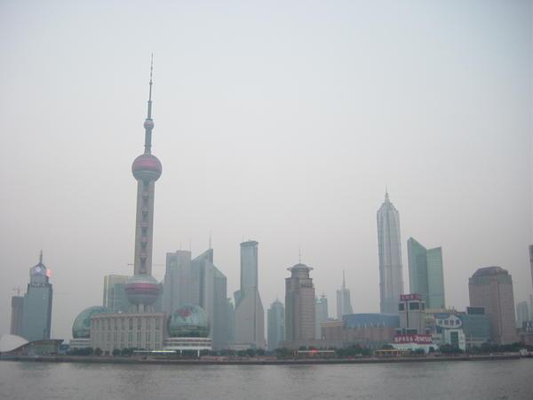 The famous Shanghai skyline