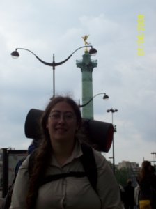 Me outside the Bastille