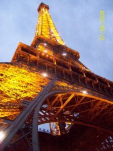 Illuminated Eiffel Tower