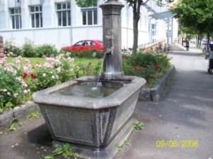 A working fountain!