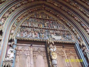 Painted doors to Cathedral