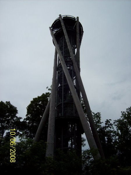 The observation tower...