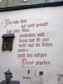 Saying on a building in Bernkastel-Kues