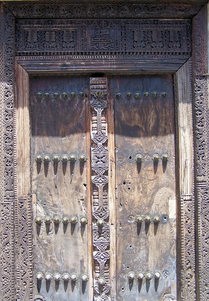 Swahili door at Fort Jesus