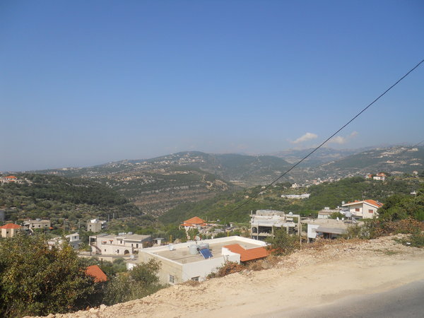 view from the village