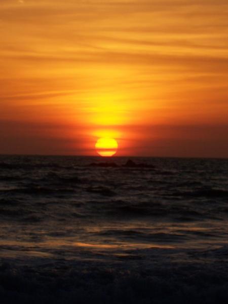 Sunset Santa Monica Beach