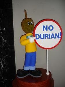 No Durian allowed