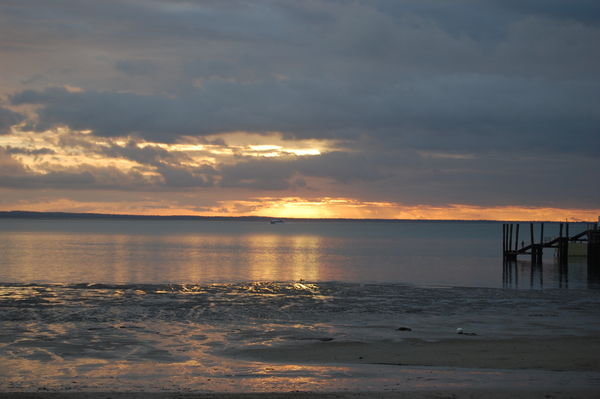 Sunset from Fraser Island