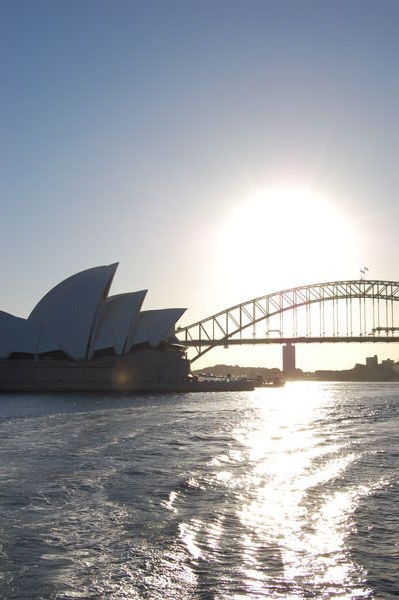 The Sydney Opera House and the Bridge