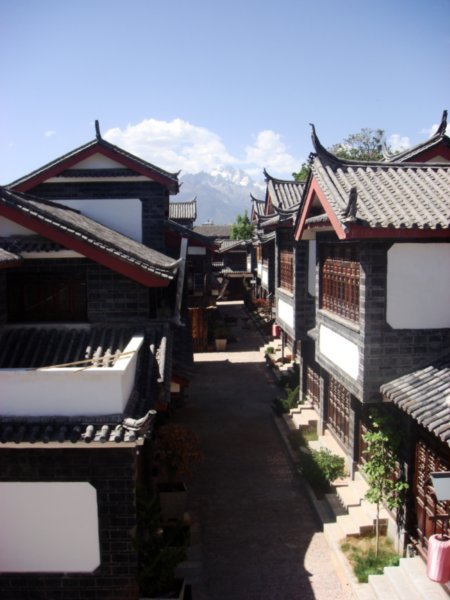 Streets of Lijiang during day