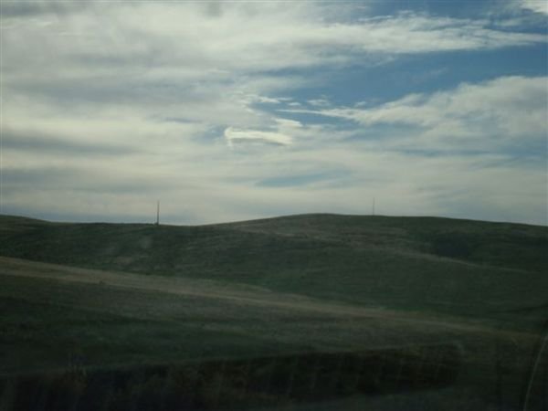 Rolling hills leading in to Burra SA