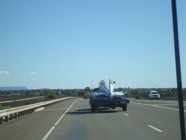 Now we've seen everything...plane towed by a ute!