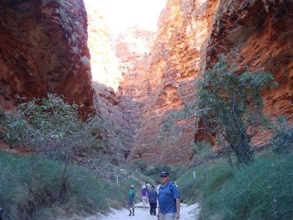 Our walk in to Cathedral Gorge