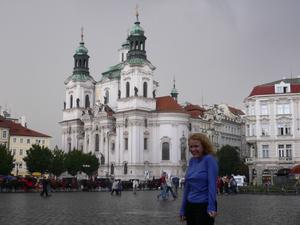 Me in the rain in Prague