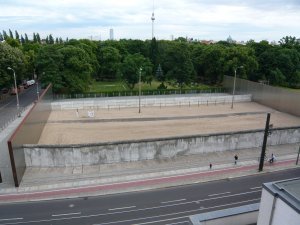 View over the Berlin Wall Monument