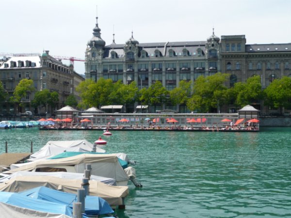 Swimming Pool on the River Limmat