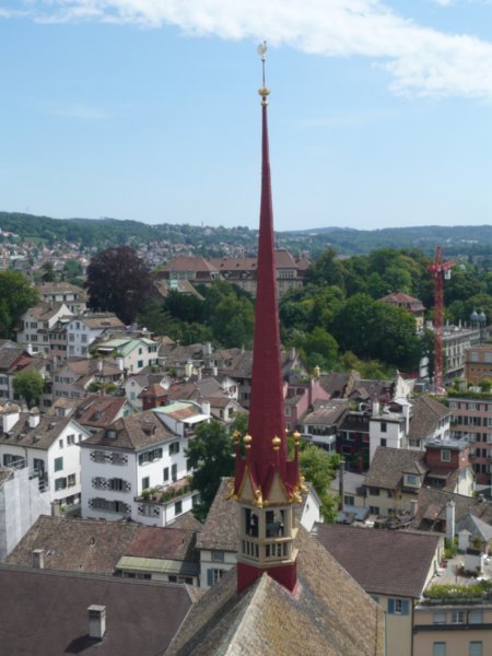 Zurich From Atop Grossmunster Church