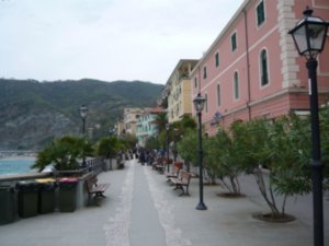Main Street Along Beach Front - Monterosso 
