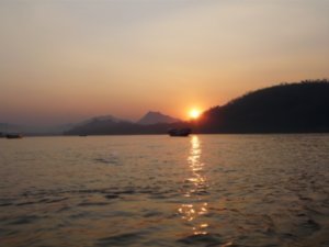 Sunset On The Mekong