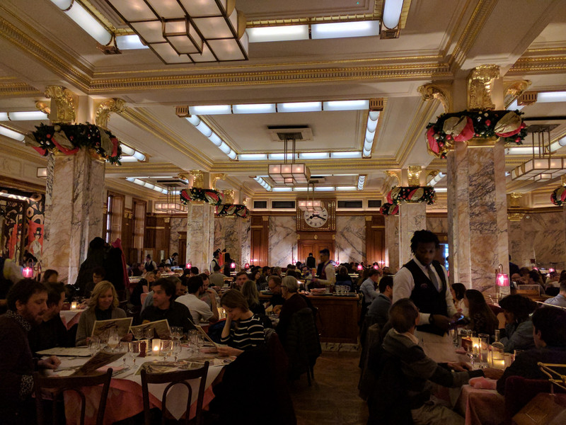 Inside Brasserie Zédel