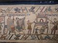 Part of the Bayeux Tapestry replica