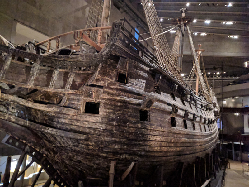 Inside the Vasa Museum
